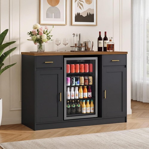 Bar cabinet coffee - cabinet, with